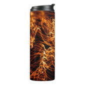 Abstrakte Goldlampen Thermosbecher (Nach links gedreht)