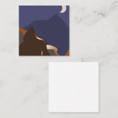 Abstrakte Goldlandschaft Mitteilungskarte (Vorne/Hinten)