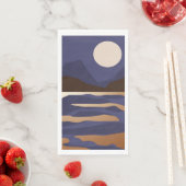 Abstrakte Goldlandschaft Serviette (Beispiel)