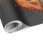 Abstrakte Goldlatte Geschenkpapier (Rolleneckpunkt)