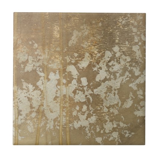 Abstrakte Goldmalerei mit Silberfalten Fliese (Vorderseite)