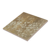 Abstrakte Goldmalerei mit Silberfalten Fliese (Seite)