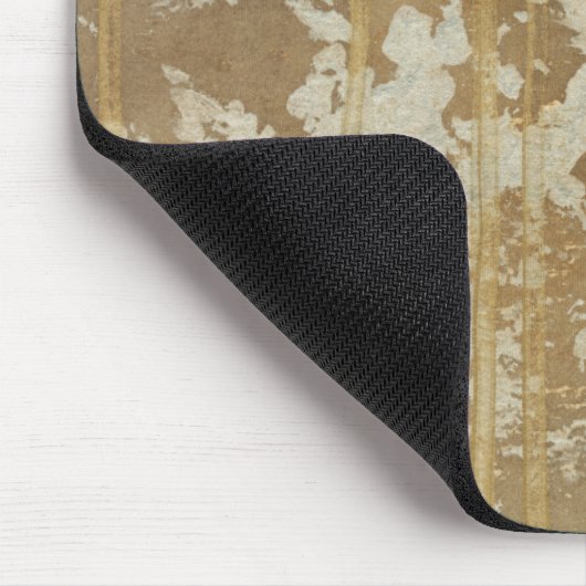 Abstrakte Goldmalerei mit Silberfalten Mousepad (Ecke)