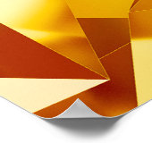 Abstrakte Goldstruktur Poster (Ecke)