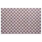 Abstrakte Goldtrauben und Blätter auf Weiß Stoff (Yard (91,4 cm))