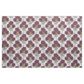 Abstrakte Goldtrauben und Blätter auf Weiß Stoff (Fat Quarter (45,7 x 55,9 cm))