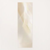 Abstrakte Goldwaagen auf Weiß Yogamatte (Vorderseite)