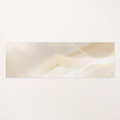 Abstrakte Goldwaagen auf Weiß Yogamatte (Vorderseite (Horizontal))