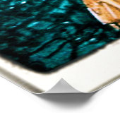 abstrakte Golffarbe Poster (Ecke)