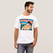 abstrakte Golffarbe T-Shirt (Vorne ganz)