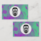 Abstrakte Gorilla Business Cards Visitenkarte (Vorne/Hinten)