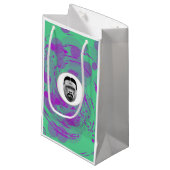 Abstrakte Gorilla-Geschenktasche Kleine Geschenktüte (Vorderseite Schrägansicht)