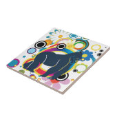 Abstrakte Gorilla Keramik Tile Fliese (Seite)