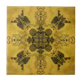 Abstrakte Goth Tribal Line Zeichnend Wiederholungs Fliese (Vorderseite)