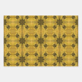 Abstrakte Goth Tribal Line Zeichnend Wiederholungs Geschenkpapier Set (Vorderseite)