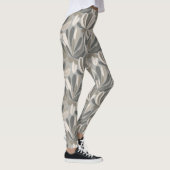 Abstrakte Gouache-Blumenkomposition Leggings (Rechts)