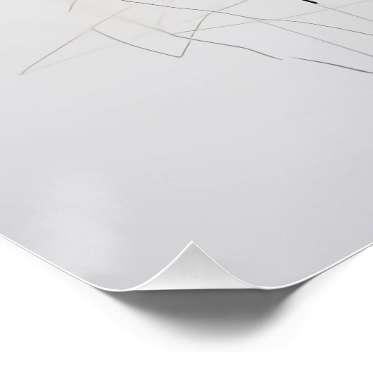 Abstrakte Gouache Textur Poster (Ecke)