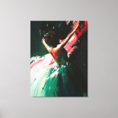 Abstrakte Grace in Motion - Ölmalerei Leinwanddruck (Vorderseite)