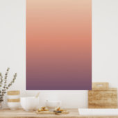 Abstrakte Gradient-Aura-Wandkunst Poster (Küche)