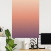 Abstrakte Gradient-Aura-Wandkunst Poster (Heimbüro)