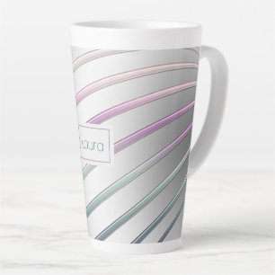 Abstrakte Gradient Lines Kaffeemaschine Tasse