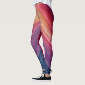 Abstrakte Gradienten | Chevron-Linie Leggings (Links)