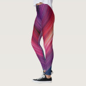 Abstrakte Gradienten | Chevron-Linie Leggings (Links)