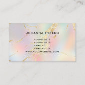 abstrakte Gradienten Imitate Folie Visitenkarte (Rückseite)