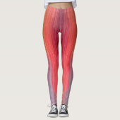 Abstrakte Gradienten | Regenbogen-Drip Leggings (Vorderseite)