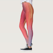 Abstrakte Gradienten | Regenbogen-Drip Leggings (Links)