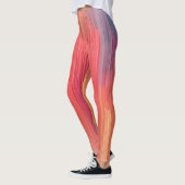 Abstrakte Gradienten | Regenbogen-Drip Leggings (Links)