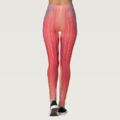 Abstrakte Gradienten | Regenbogen-Drip Leggings (Rückseite)
