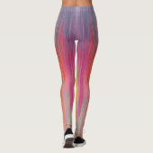 Abstrakte Gradienten | Regenbogen-Drip Leggings (Rückseite)
