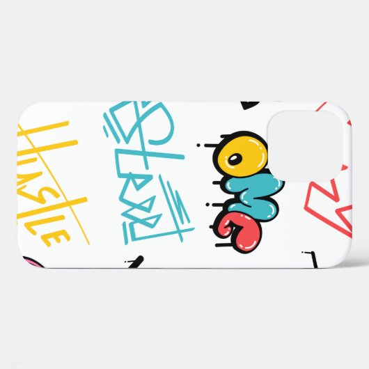 Abstrakte Graffiti-Buchstaben mit g Case-Mate iPhone Hülle (Rückseite (Horizontal))