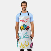 Abstrakte Graffiti-Buchstaben mit g Schürze (Getragen)