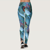 abstrakte Graffiti Leggings (Rückseite)