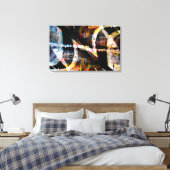 Abstrakte Graffiti Leinwanddruck (Insitu (Schlafzimmer))