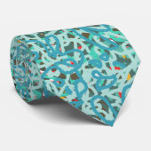 Abstrakte Graffiti-Malerei Nahtloses Muster Krawatte (Gerollt)