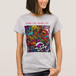 Abstrakte Graffiti-Muster Splash Art T-Shirt