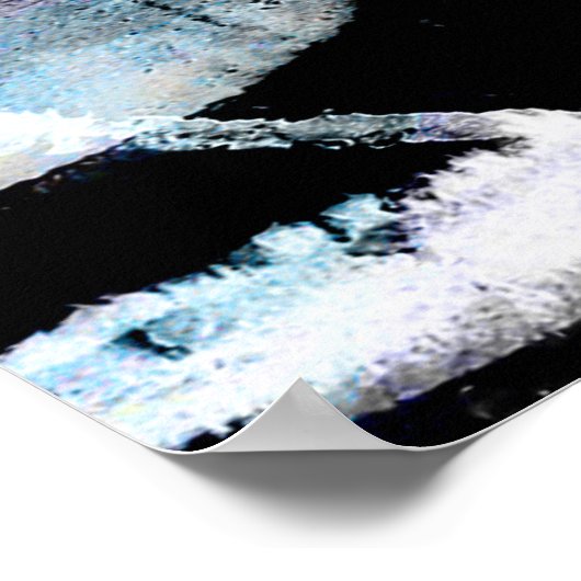 Abstrakte Graffiti Poster (Ecke)