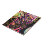 Abstrakte Graffiti-Seesediment-Achat-Makrofliese Fliese (Seite)