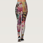 Abstrakte Graffiti Street Art Leggings (Rückseite)