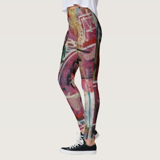 Abstrakte Graffiti Street Art Leggings (Links)