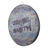 Abstrakte Graffiti Wall Street Art Dartscheibe (Vorderseite rechts)