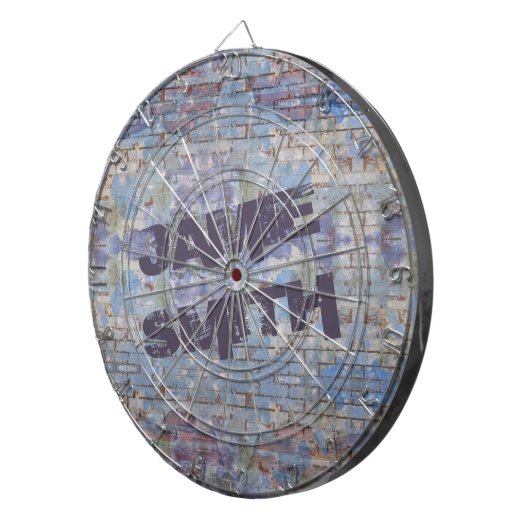 Abstrakte Graffiti Wall Street Art Dartscheibe (Vorderseite rechts)