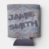 Abstrakte Graffiti Wall Street Art Dosenkühler (Rückseite)