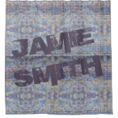 Abstrakte Graffiti Wall Street Art Duschvorhang (Vorderseite)