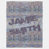 Abstrakte Graffiti Wall Street Art Fleecedecke (Vorderseite)