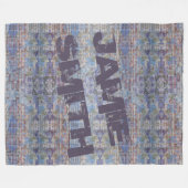 Abstrakte Graffiti Wall Street Art Fleecedecke (Vorderseite (Horizontal))