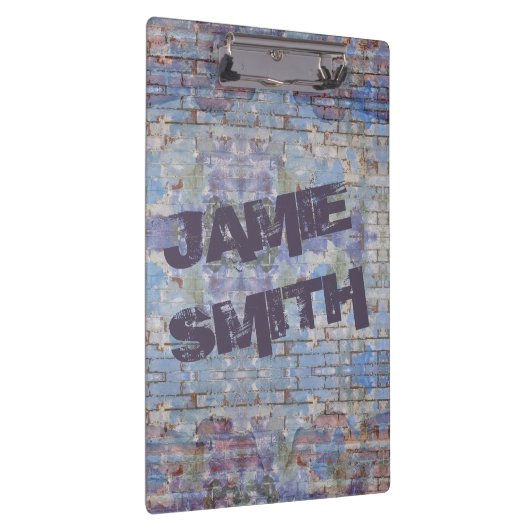 Abstrakte Graffiti Wall Street Art Klemmbrett (Rechts)